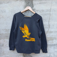 Load image into Gallery viewer, 80&#39;s Champion Iowa Hawkeyes Flock Sweatshirt Crewneck
