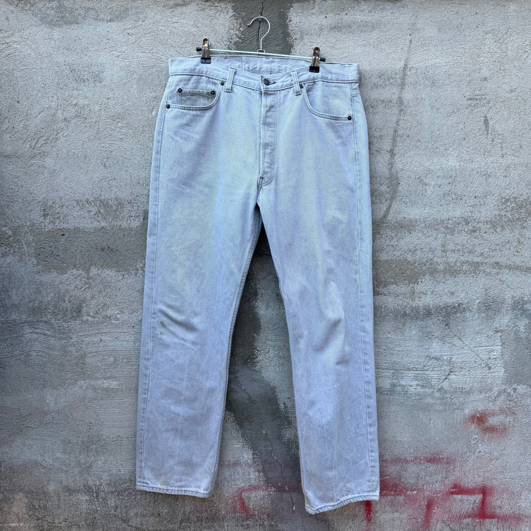 90's Levi's 501 Faded Slate Grey Denim Jeans