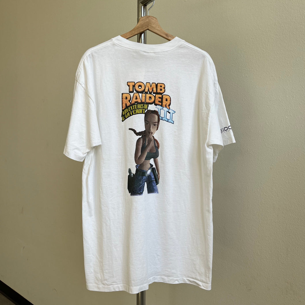 Vintage 90s Tomb Raider III Video Game Promo T-Shirt