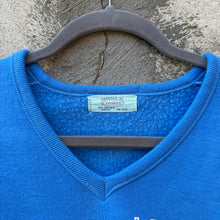 Load image into Gallery viewer, 60&#39;s Vintage V Neck Flock Louisiana Tech Sweatshirt
