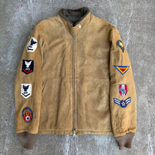 Load image into Gallery viewer, 50&#39;s Abercrombie &amp; Fitch Suede Patched Jacket
