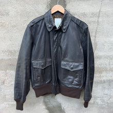 Load image into Gallery viewer, 80&#39;s Military Style A-2 Leather Jacket
