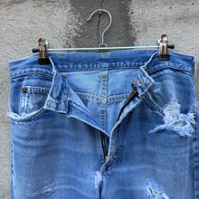 Load image into Gallery viewer, 80's Lee Riders Thrashed &amp; Repaired Denim Jeans
