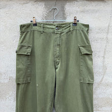 Load image into Gallery viewer, 80's Vintage Military Style Theater Made Double Pocket Cargo Pants

