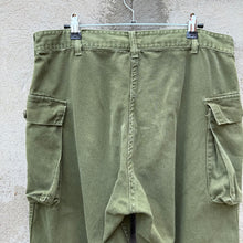 Load image into Gallery viewer, 80's Vintage Military Style Theater Made Double Pocket Cargo Pants
