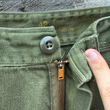 Load image into Gallery viewer, 80's Vintage Military Style Theater Made Double Pocket Cargo Pants
