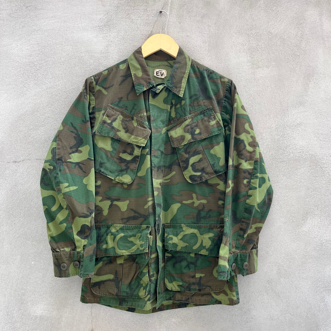 60's Military ERDL Slant Pocket Jungle Jacket
