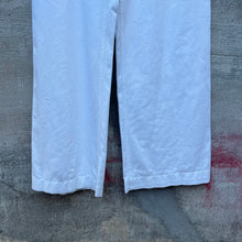 Load image into Gallery viewer, 60&#39;s USN White Dungaree Cotton Pants
