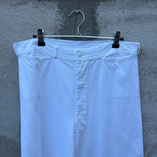 Load image into Gallery viewer, 60&#39;s USN White Dungaree Cotton Pants
