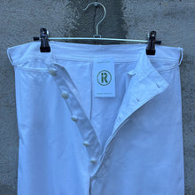 Load image into Gallery viewer, 60&#39;s USN White Dungaree Cotton Pants
