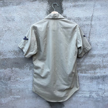 Load image into Gallery viewer, 60&#39;s USAF Khaki Tan Short Sleeve Button Down Shirt
