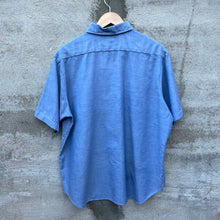 Load image into Gallery viewer, 70&#39;s Montgomery Ward Chambray Short Sleeve Button Down Shirt
