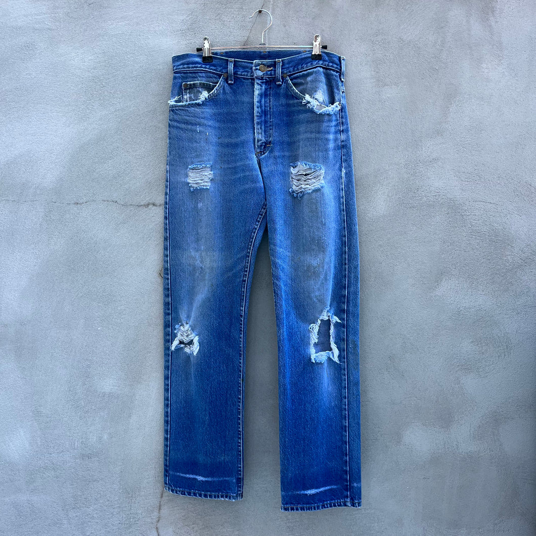 80’s Vintage Lee Riders Ripped Jeans