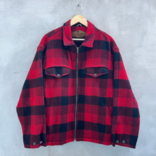 Load image into Gallery viewer, Vintage Woolrich Wool Red Plaid Flannel Jacket
