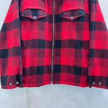 Load image into Gallery viewer, Vintage Woolrich Wool Red Plaid Flannel Jacket
