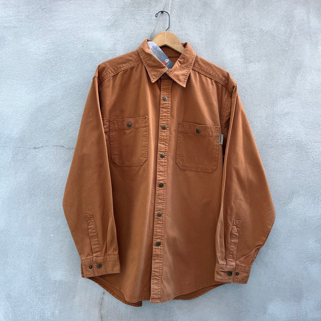 Wolverine Brown NOS Long Sleeve Button Down Shirt