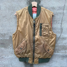 Load image into Gallery viewer, 80&#39;s Vintage US Military Style Flight Jacket Vest
