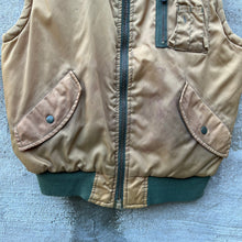 Load image into Gallery viewer, 80&#39;s Vintage US Military Style Flight Jacket Vest
