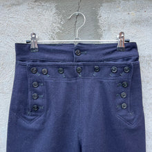 Load image into Gallery viewer, 50&#39;s USN 13 Button Flap Wool Cotton Dungaree Pants
