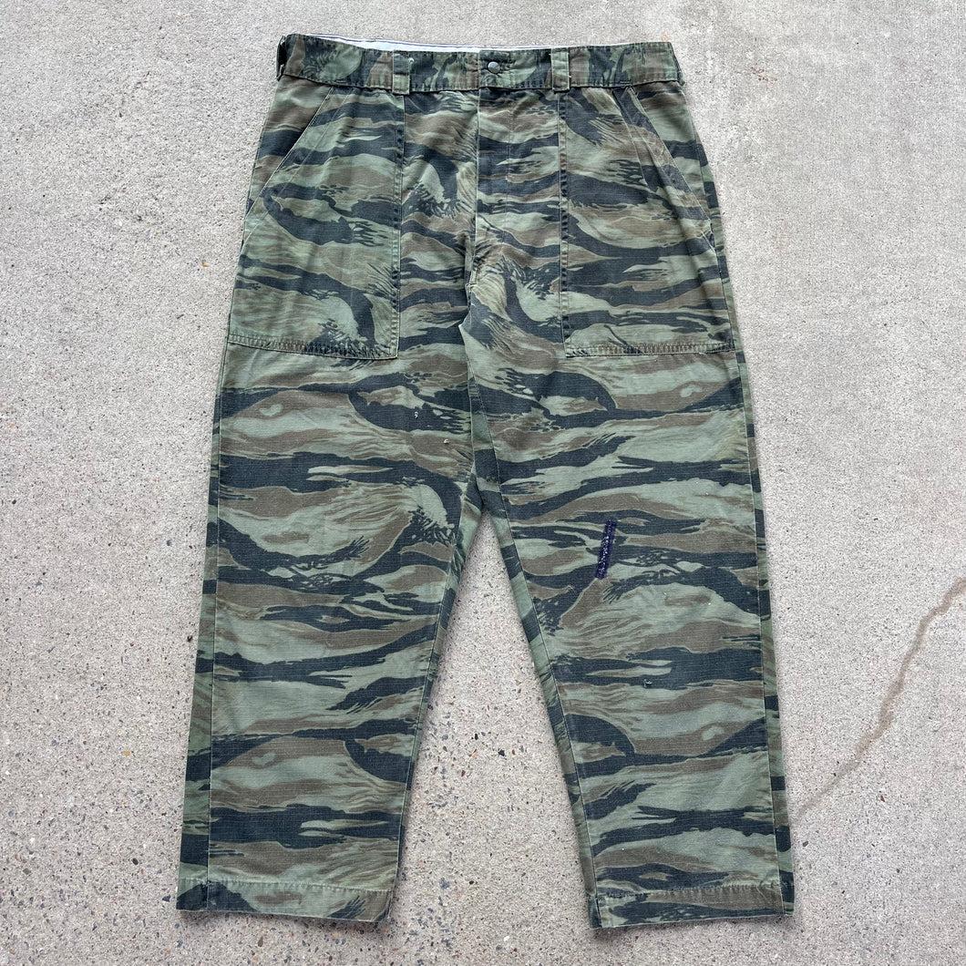 60's US Military Style Tiger Stripe Fatigue Baker Pants