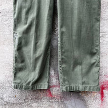 Load image into Gallery viewer, 60&#39;s US Military Fatigue OG-107 Baker Pants
