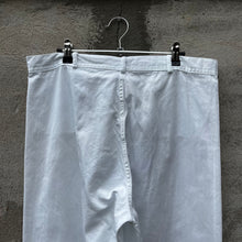 Load image into Gallery viewer, 60&#39;s USNR White Cotton Dungaree Trousers
