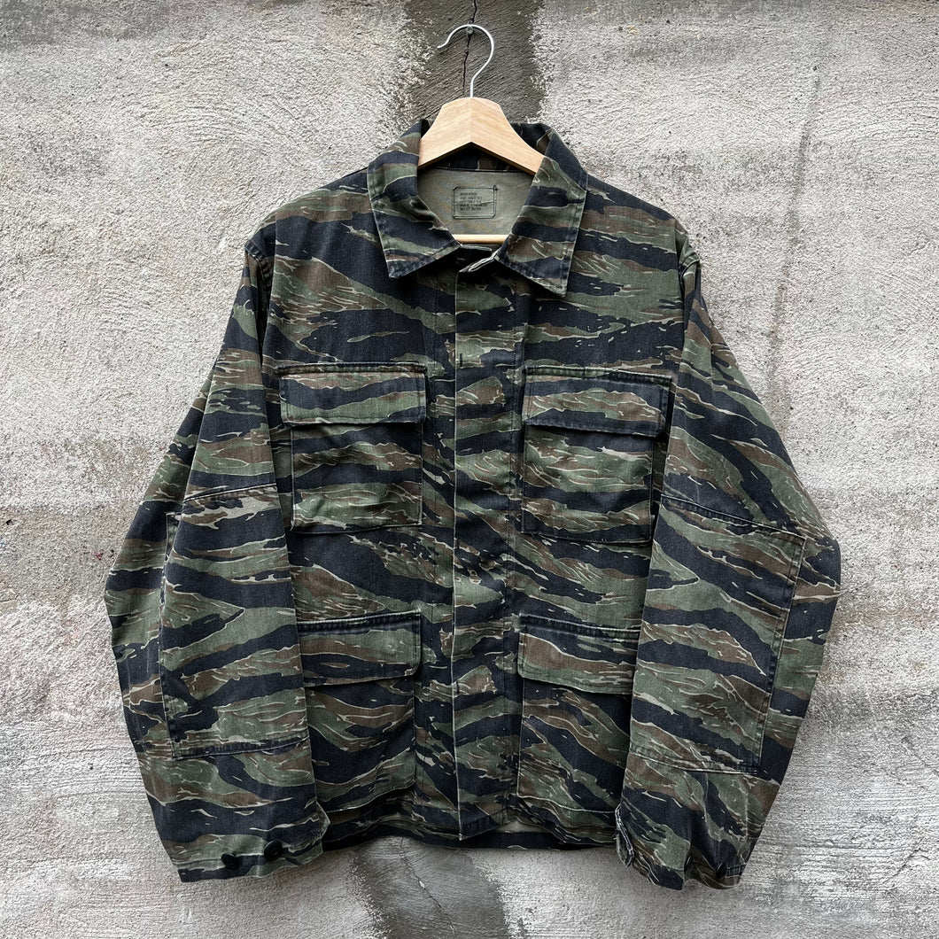 80's US Military Tiger Stripe Camo Field Jacket