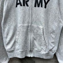 Load image into Gallery viewer, 90&#39;s US Army Reverse Weave Zip Up Hoodie
