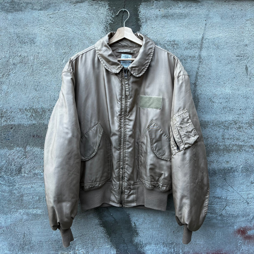 Vintage CWU - 45/P Tan Flight Bomber Jacket