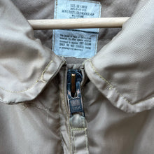 Load image into Gallery viewer, Vintage CWU - 45/P Tan Flight Bomber Jacket
