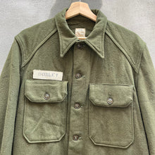 Load image into Gallery viewer, 50s US Military Field Wool Button Down Shirt
