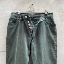 Load image into Gallery viewer, 90’s Levi’s 501 Green Jeans
