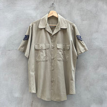 Load image into Gallery viewer, 69’ Military Khaki Short Sleeve Button Down Shirt
