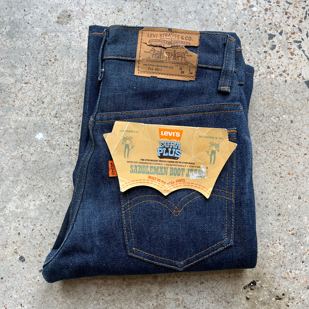 81’ Levi’s Dead-Stock 717 Bootcut Flare Denim Jeans