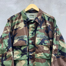 Load image into Gallery viewer, 90’s Military Woodland Camo Rip Stop Jacket
