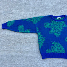 Load image into Gallery viewer, 80’s Paisley Woven Sweater
