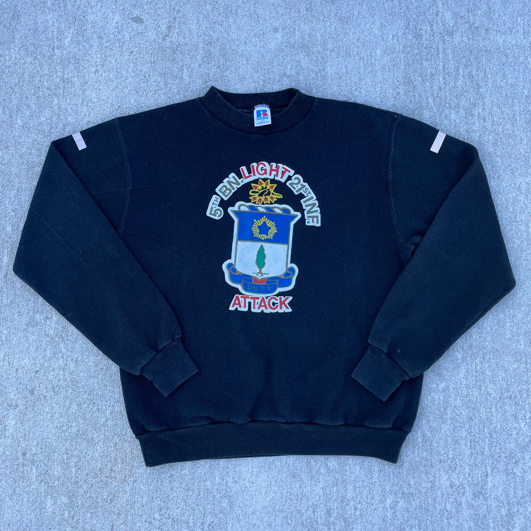 80’s Russell Athletic Military Crewneck