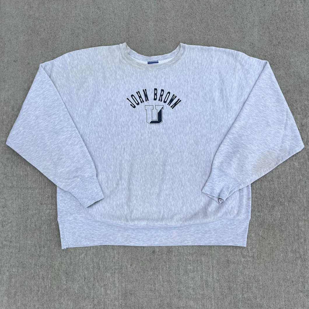 90’s John Brown Reverse Weave Champion Crewneck