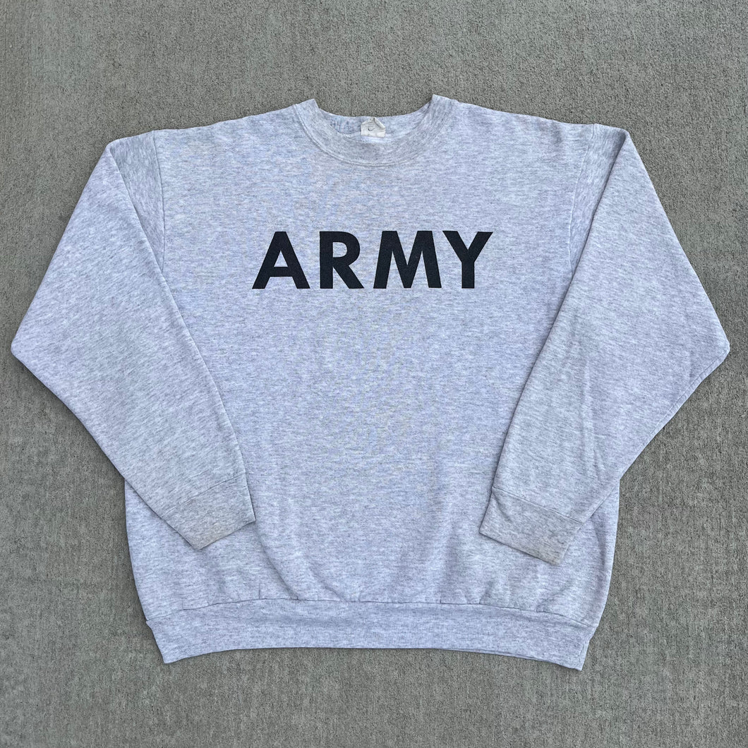 90’s ARMY Spell Out Crewneck