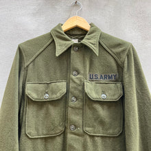 Load image into Gallery viewer, 50’s Military Wool Button Down
